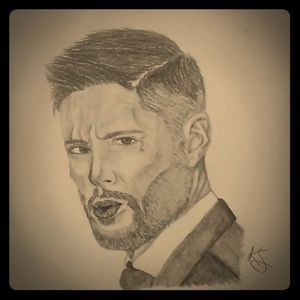 Drawing of Jensen Ackles